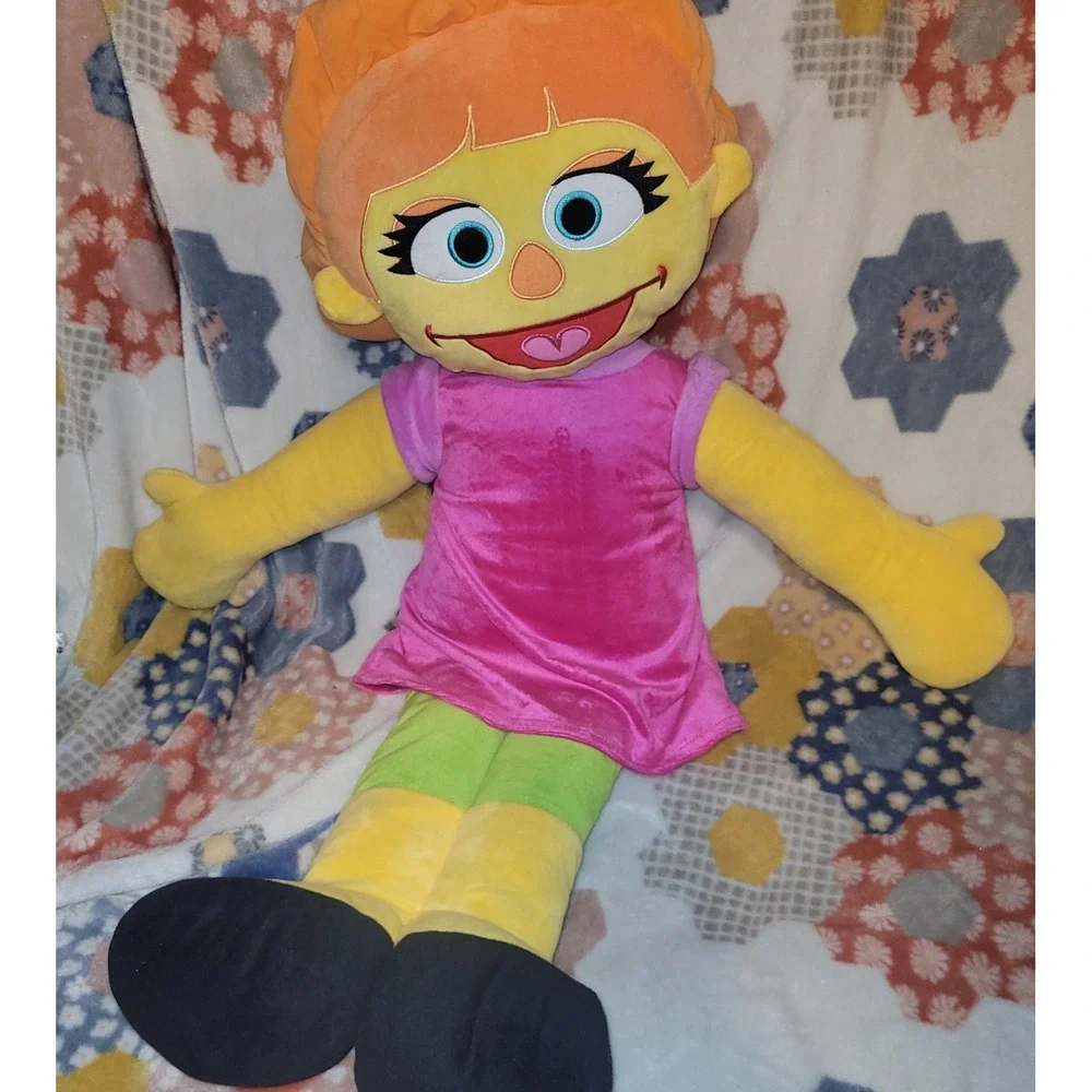 Sesame Street Julia Plush Pillow Doll 2021 Jay Franco Sons Character Toy Jumbo!